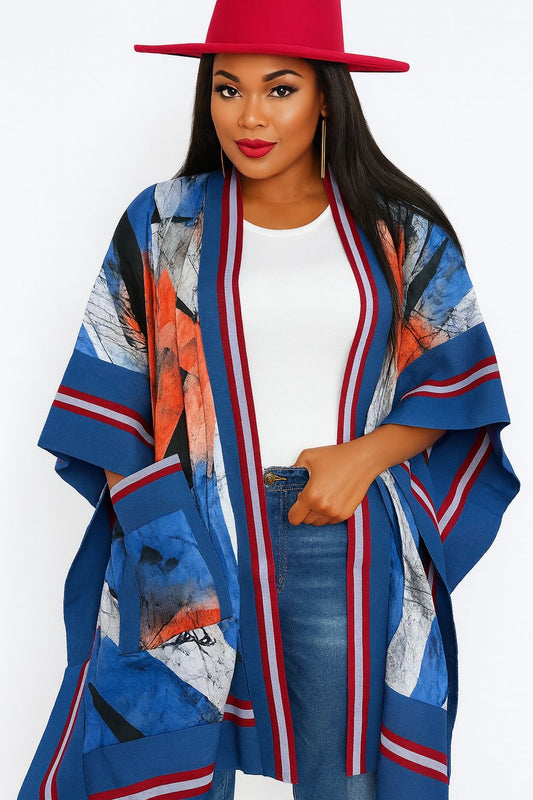 Blue Wave Kimono