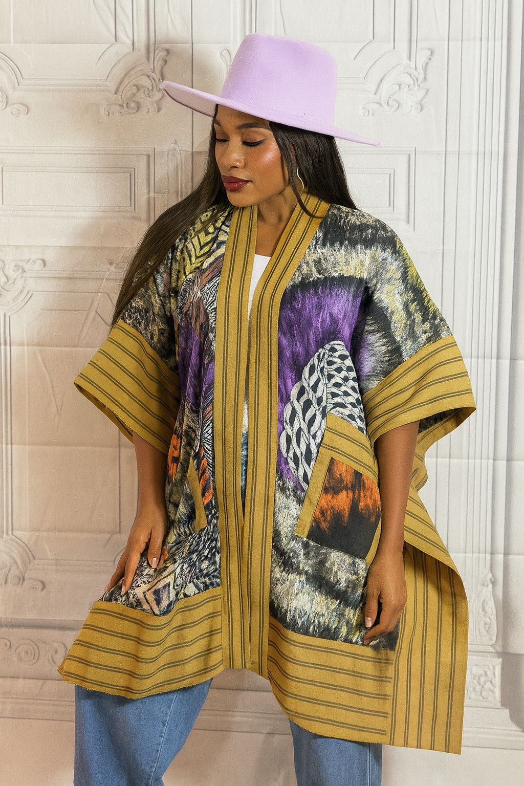 Purple Lite Kimono