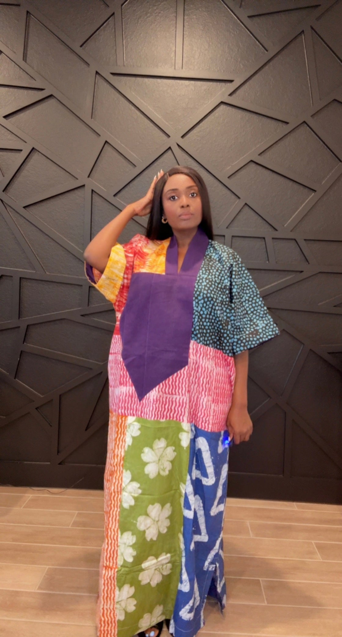 Rolake Purple Kaftan