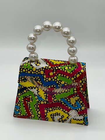 Arewa Tribal Purse (Candy Print)