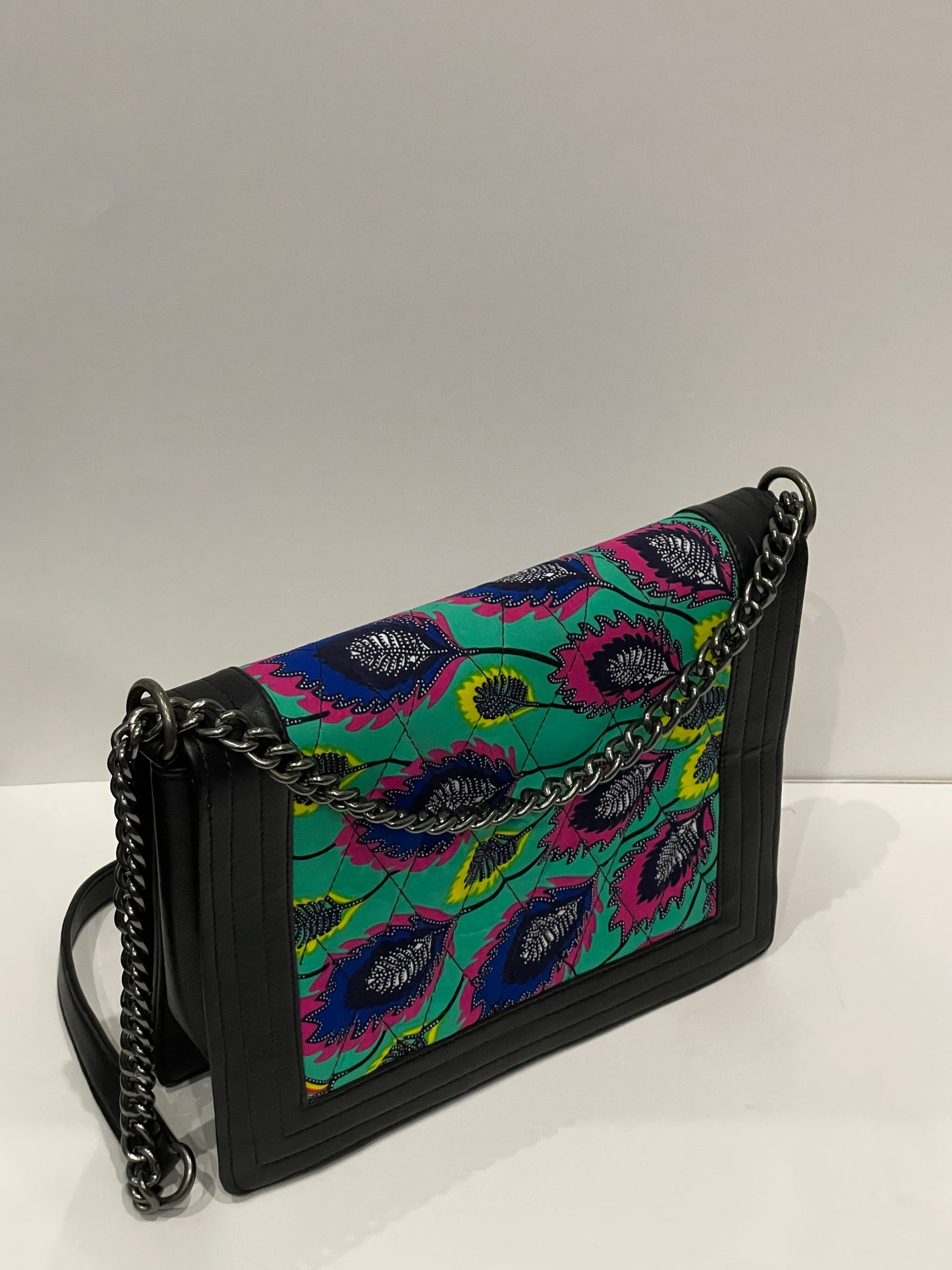 Tribal  Ewa Bag Peacock Print (large)